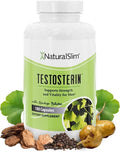 NaturalSlim Testosterin Men's Multivitamins Testosterone Booster 180 Capsules Fit And Glow