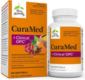 Terry Naturally Curamed + Clinical OPC, 60 Softgels, with BCM-95 Curcumin NonGMO Fit And Glow