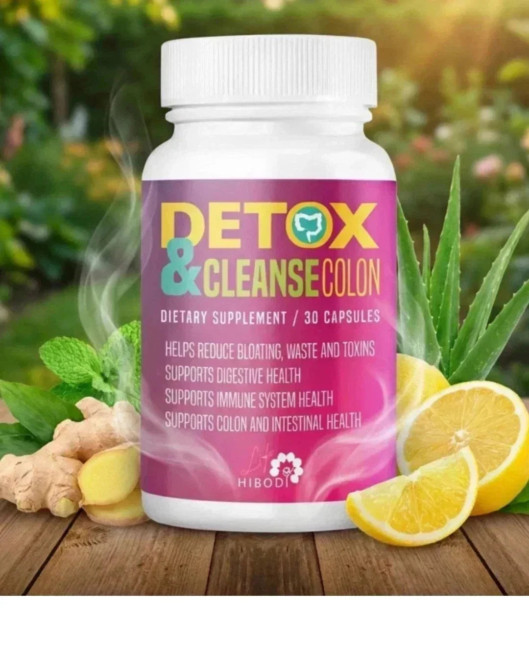 Detox & Cleanse Colon by Hibody (Excellent Product-Fast Results-Brand New) Fit And Glow