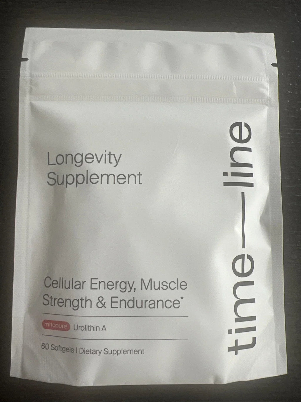 Time-Line Longevity Supplement Mitopure Urolithin A 60 Softgels Exp 2/2027 New! Fit And Glow