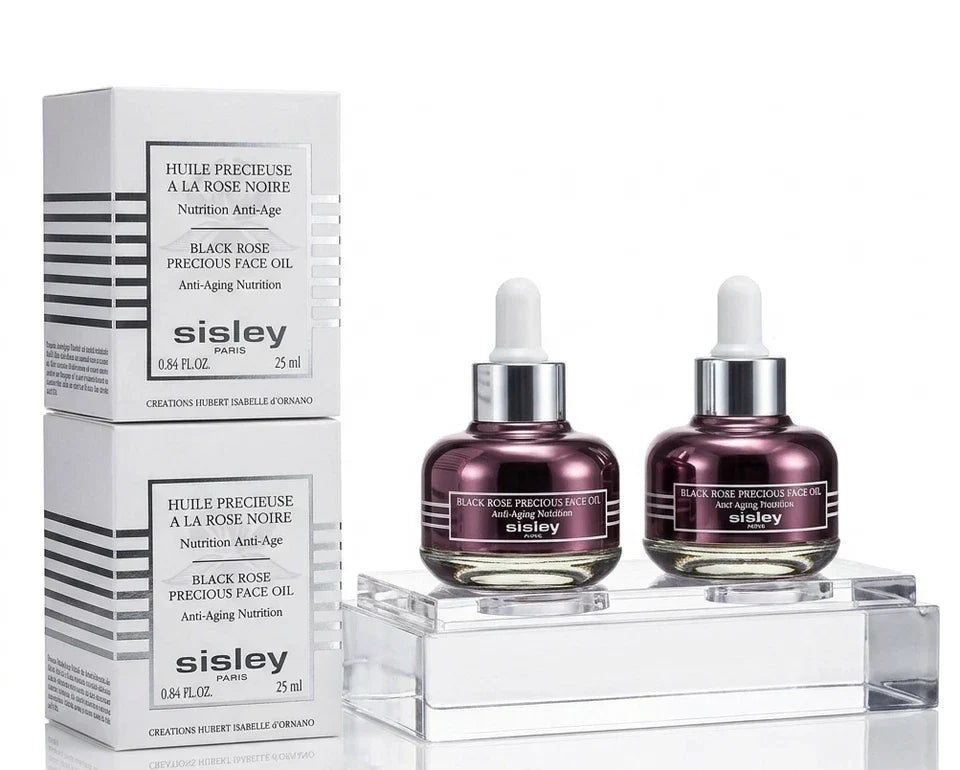 Sisley Black Rose Precious Face Oil – 0.84 oz / 25 mL – Pack of 2 – Brand New Fit And Glow
